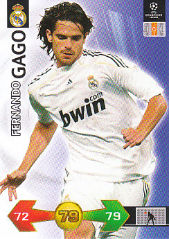 Femando Gago Real Madrid 2009/10 Panini Super Strikes CL #269